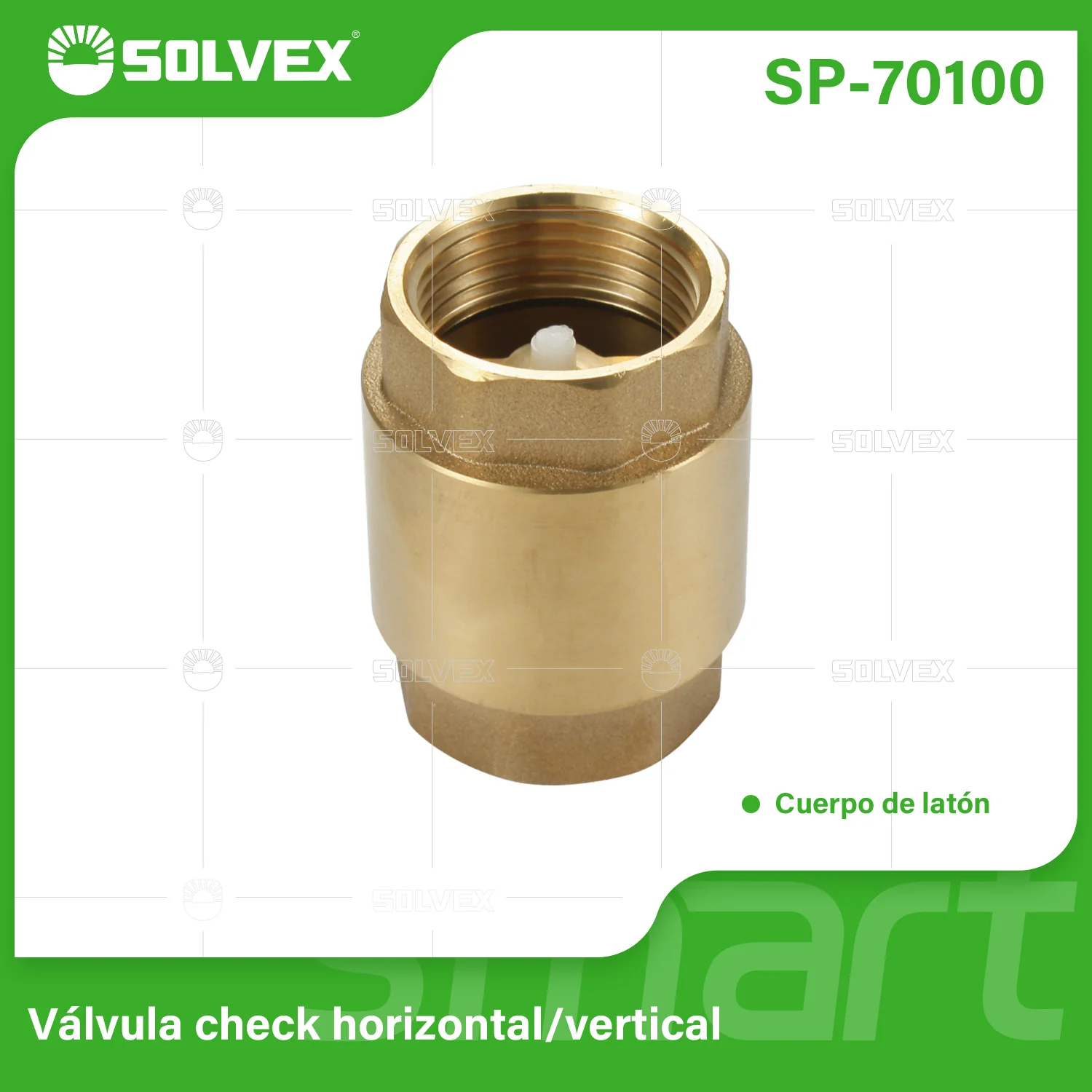 Válvulas Check De Latón Con Resorte Horizontal Y Vertical 200 PSI. - Image 2