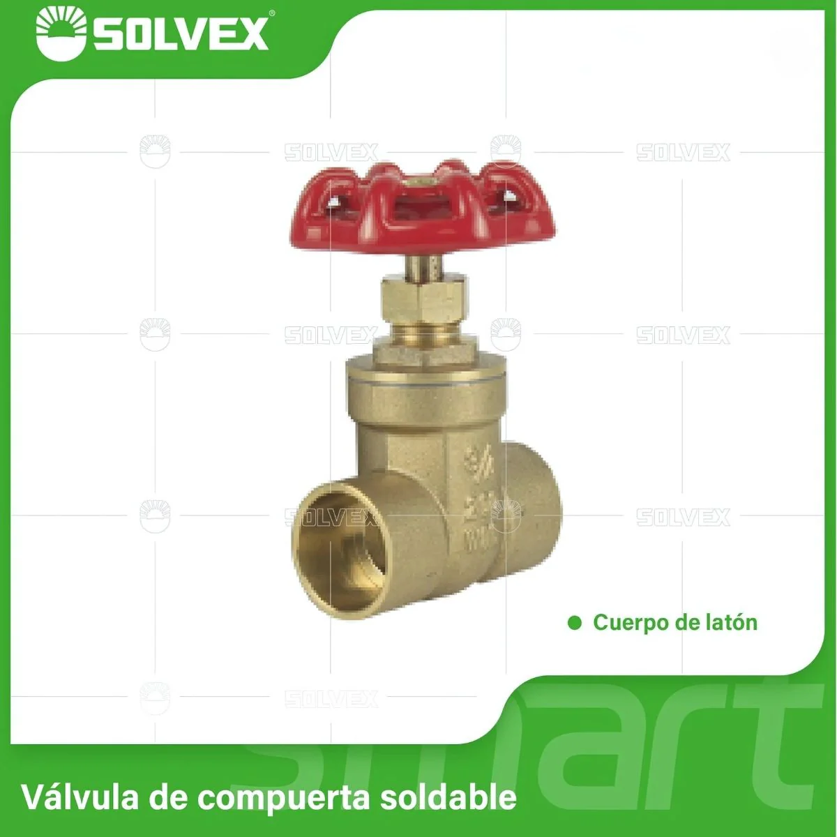 Válvulas De Compuertas De Latón Para Soldar 200 PSI.