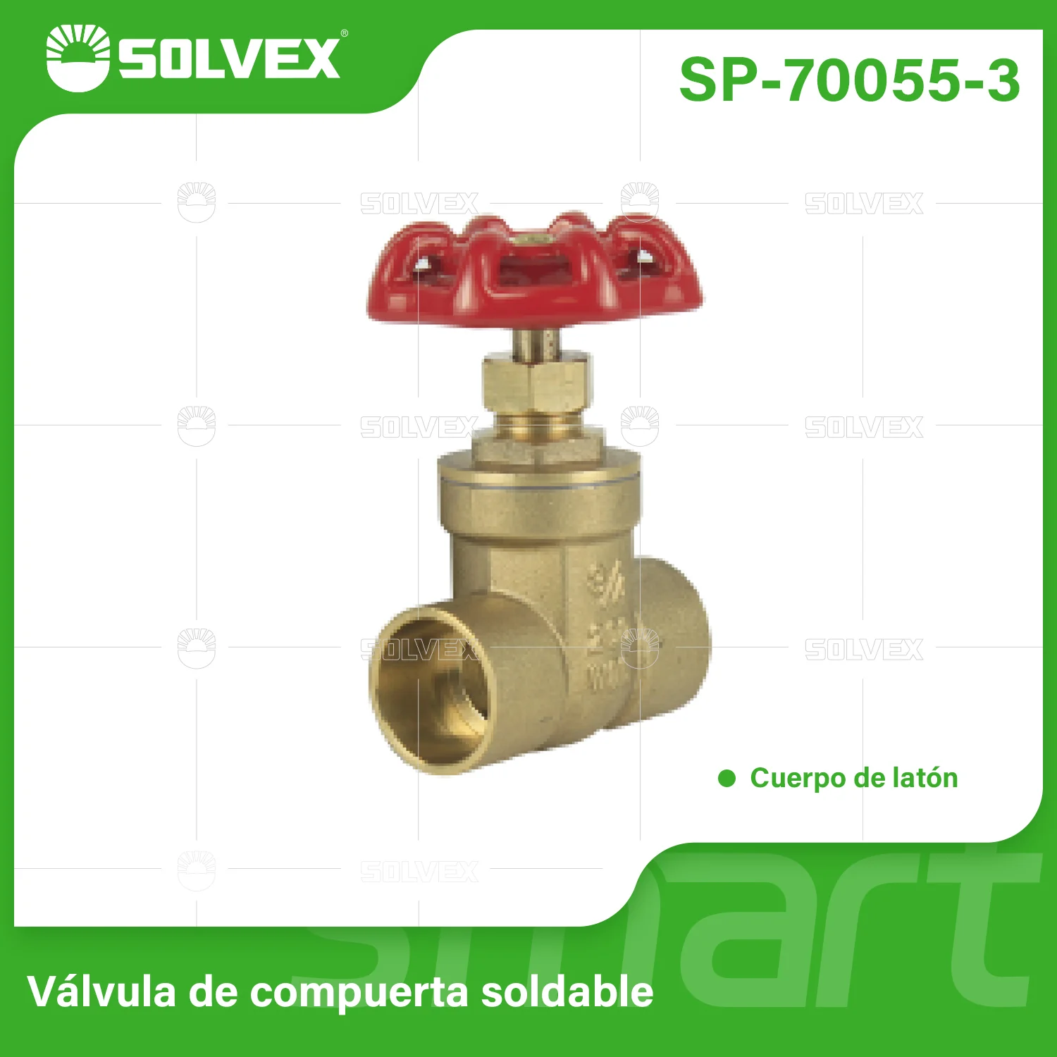 Válvulas De Compuertas De Latón Para Soldar 200 PSI. - Image 4