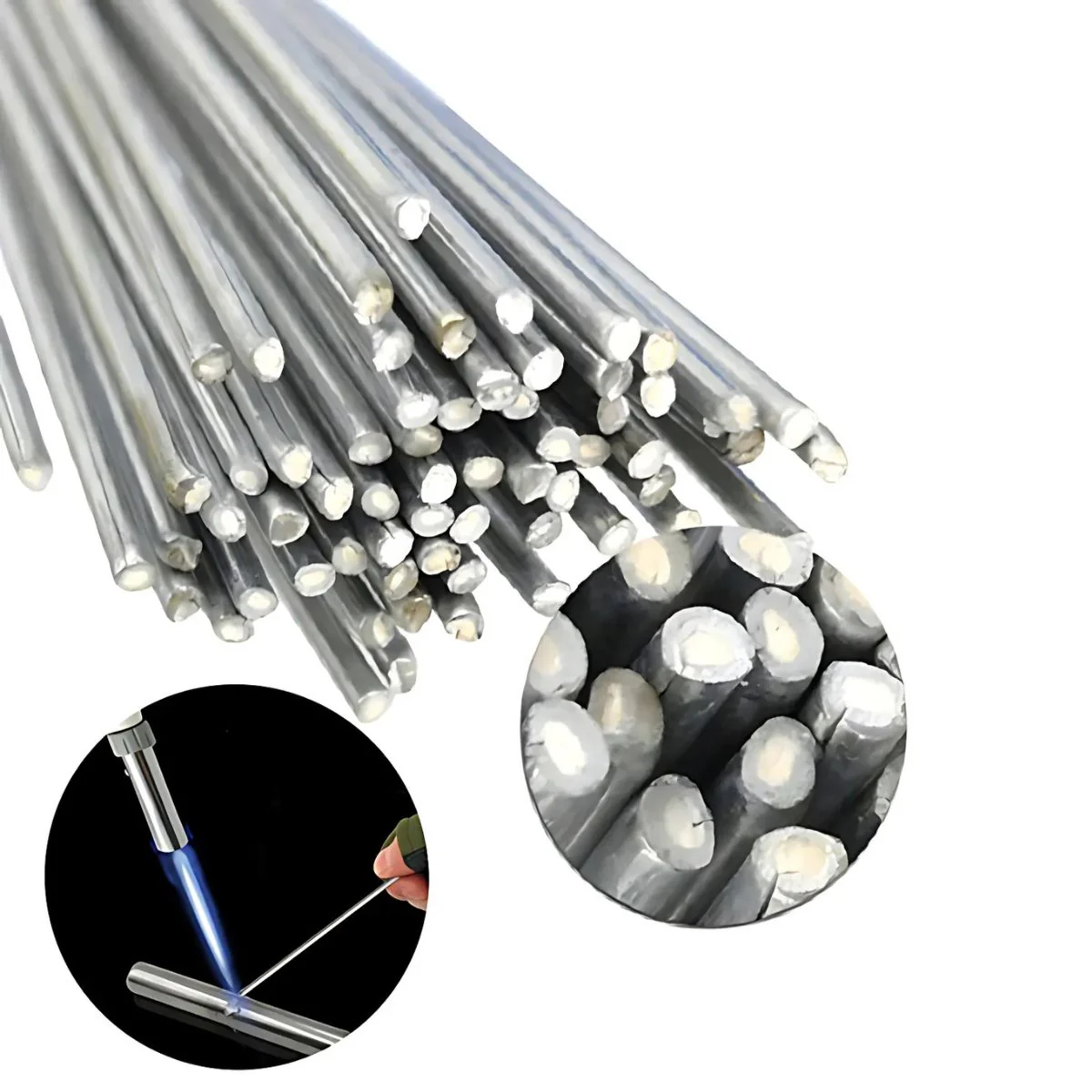 Varilla De Soldadura Plata 15% 2.0Mm Para Alta Precisión. Electrodo De Plata. (Se Vende Varilla/ Una Unidad)