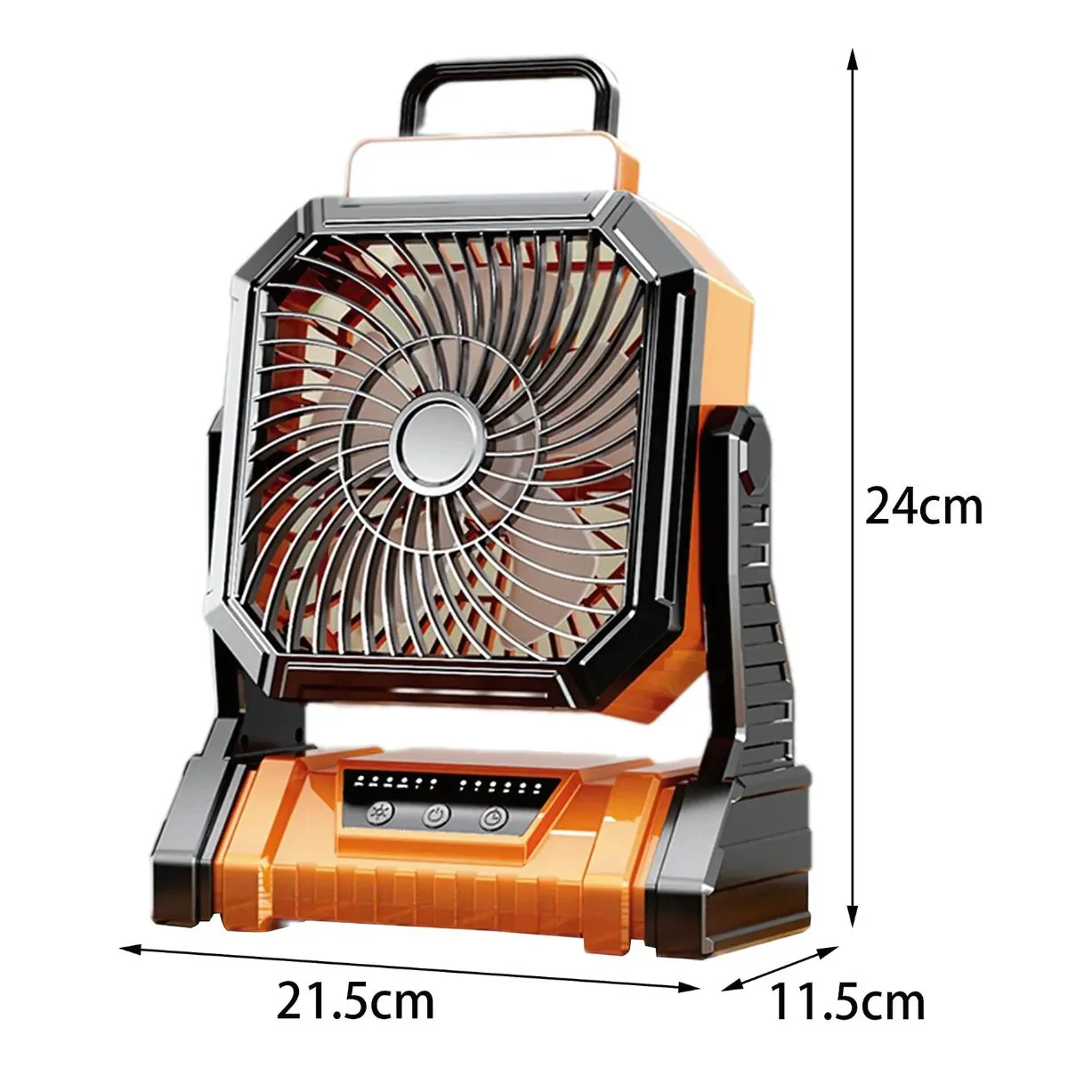Ventilador Abanico Portátil Recargable. Abanico Para Camping Y Exteriores. Luz LED De Emergencia. Power Bank Integrado. 5400Mah (4-9H) - Image 6