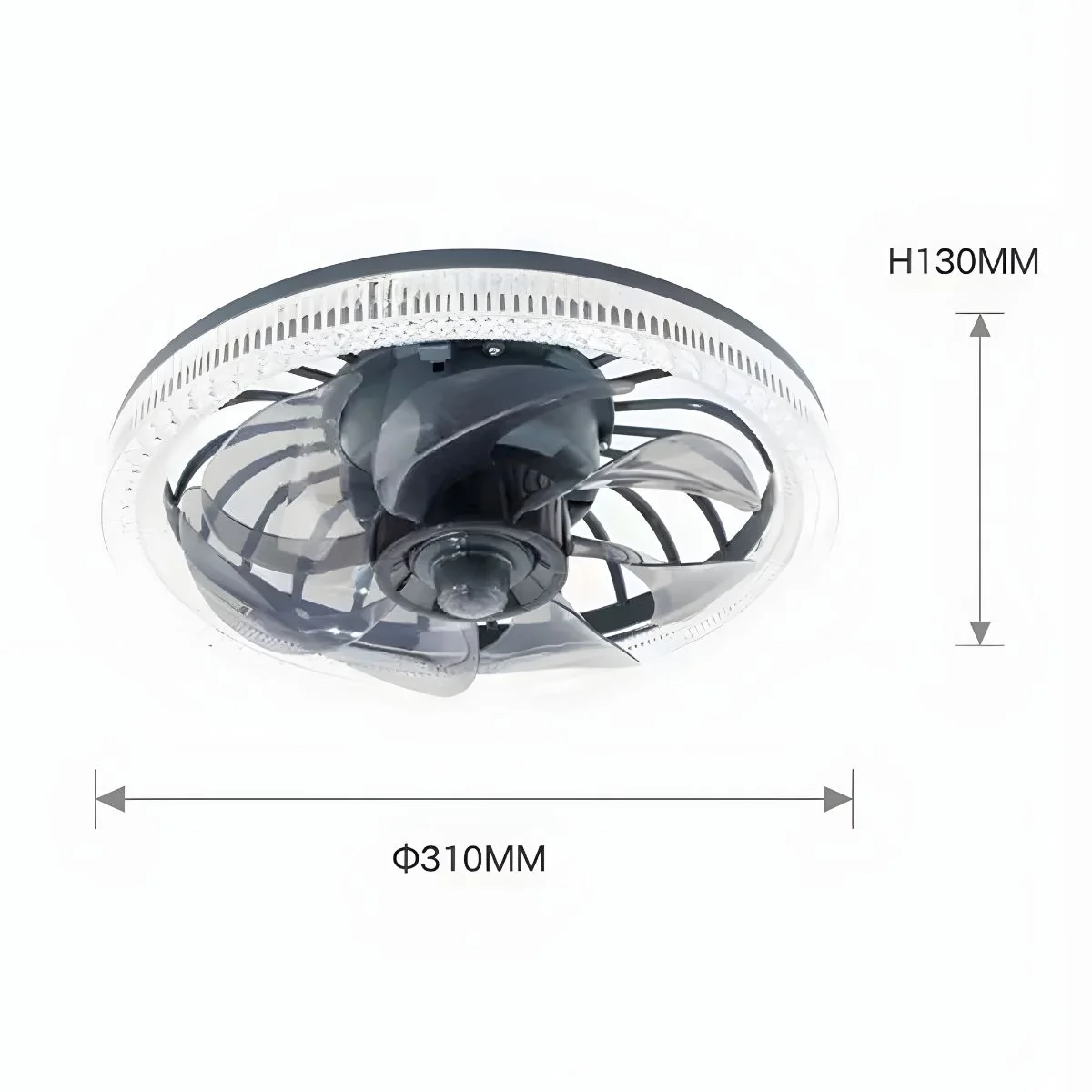 Abanico De Techo Con Luz LED 34W. Lámpara Con Abanico Integrado. Control Remoto Y Luz Regulable En 3 Tonos. - Image 5