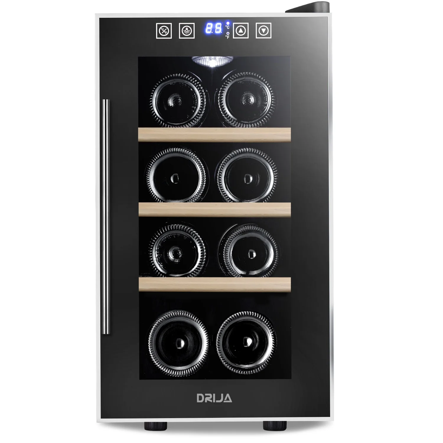 Vinera Termoeléctrica De Mesa Para 8 Botellas. Rosso 8.