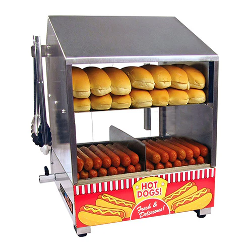 Vitrina Baño Maria Para Hotdog 110V 50/60Hz. Dimensi: 13 1/2"W X 20"H X 16". 200 Salchichas(1 Año) - Image 5