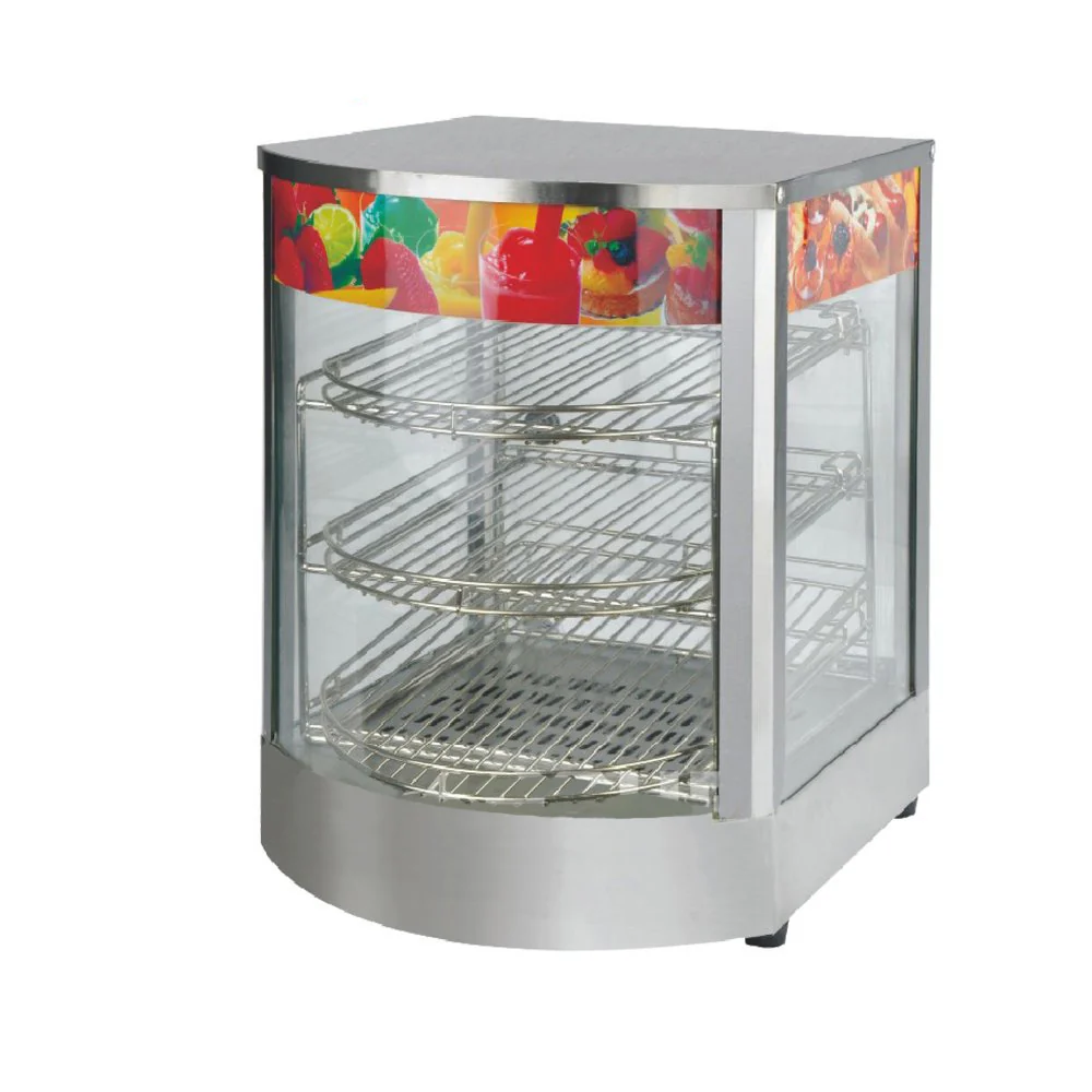 Vitrina Caliente Para Alimentos Calentador Comida 350*420*520 Mm 800W. 110V 60Htz