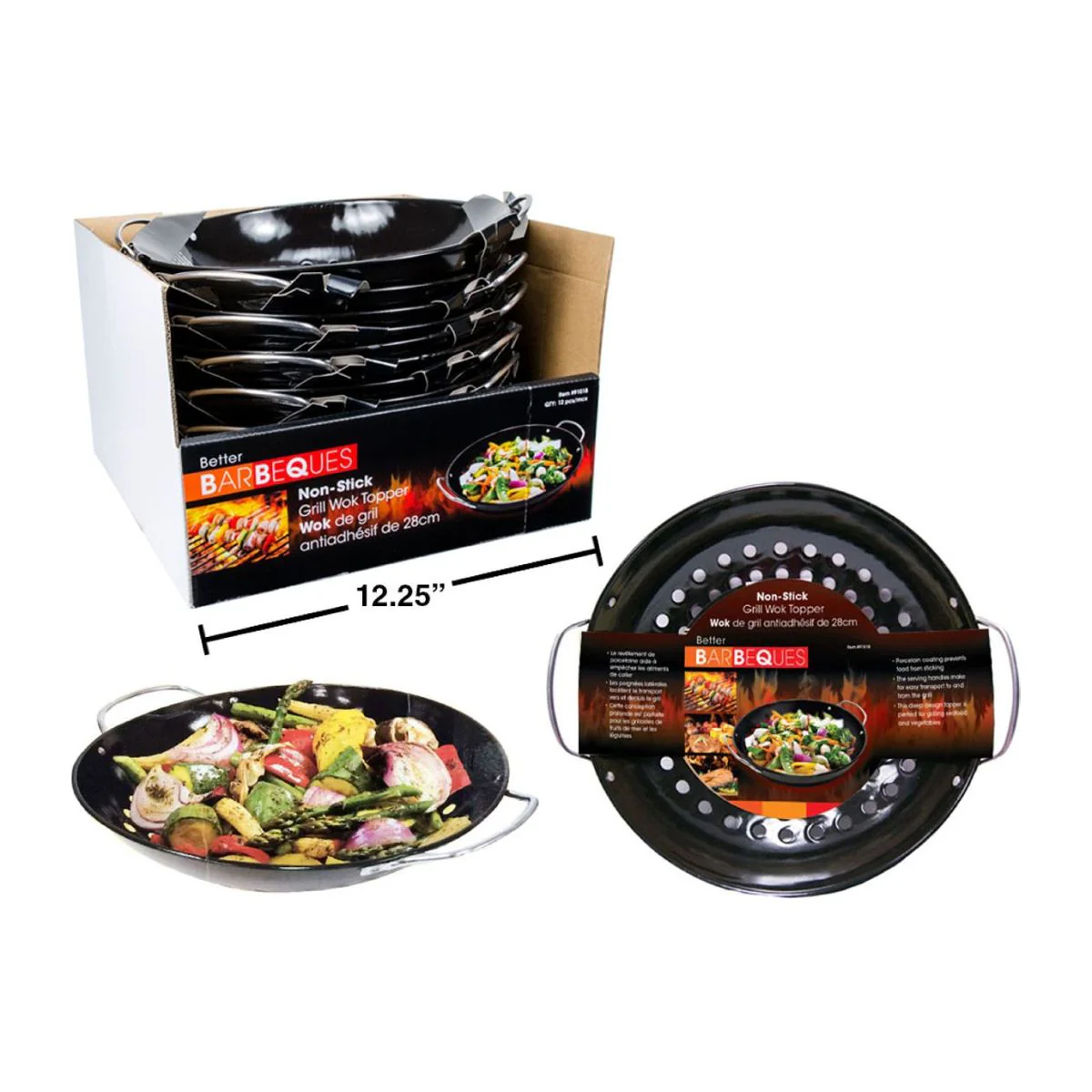 Wok Antiadherente BBQ De 11 " Revestimiento De Porcelana - Image 3