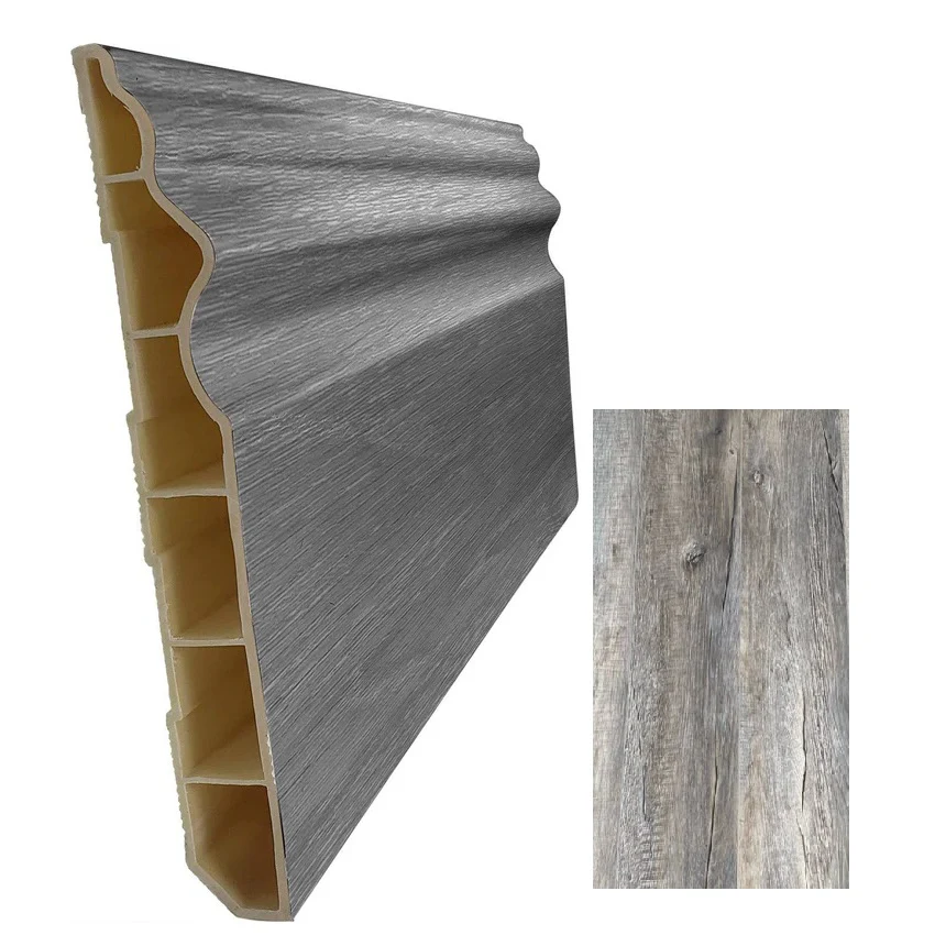 Zócalo PVC Para Piso SPC DE159 Madera Ash Oak 90 X 2900 Mm