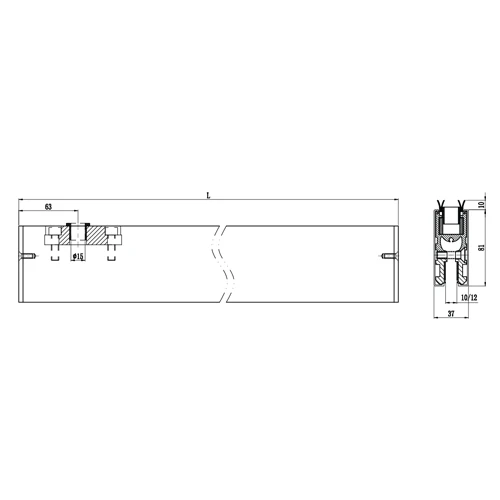 Zocalo Sup Puerta.80Mm Inox304macizo 1.2Mt Recortable No Req Saquesp/8-10-12Mm Sat - Image 4